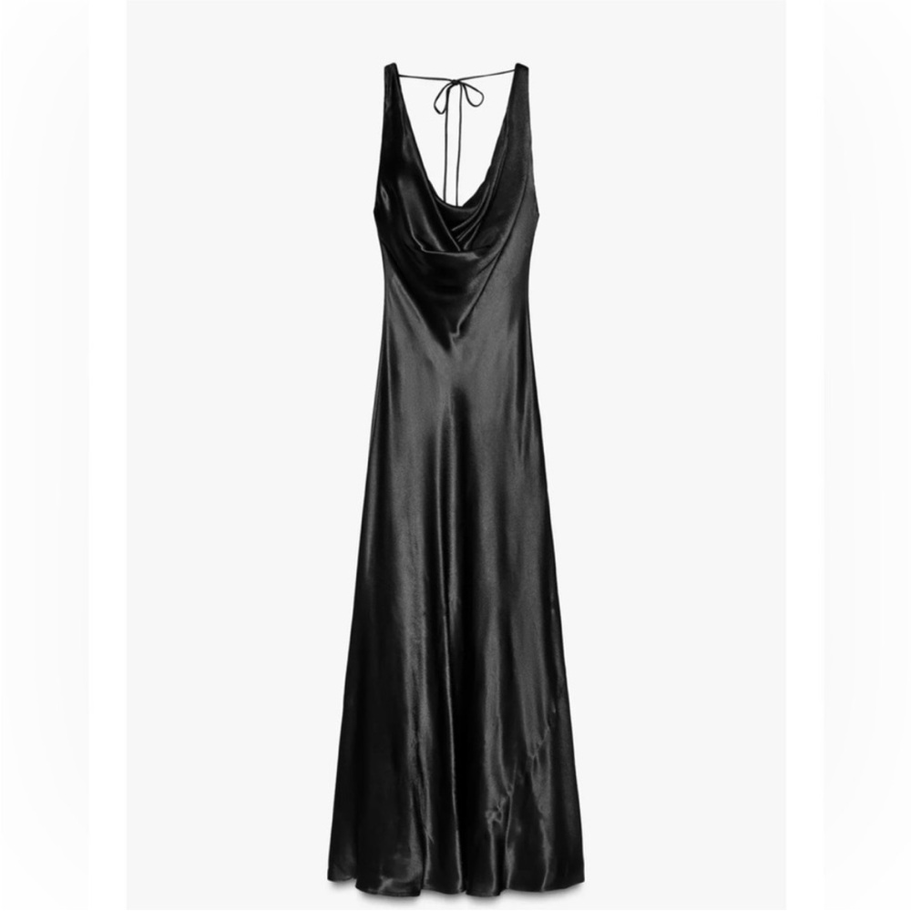 Zara Black Maxi Dress - Picture 4 of 6